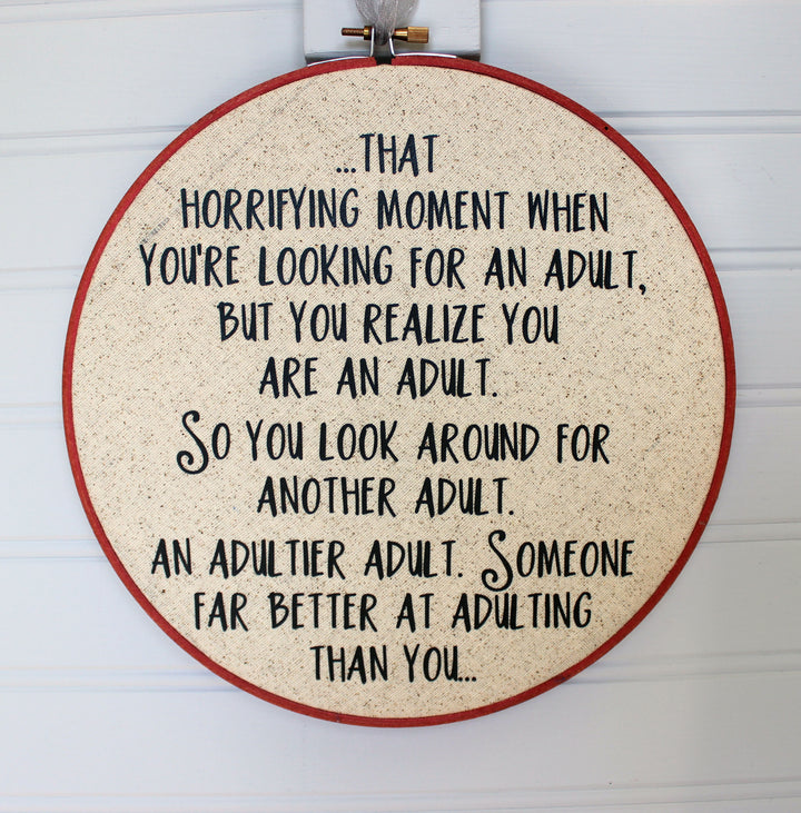 adultier adult hoop art
