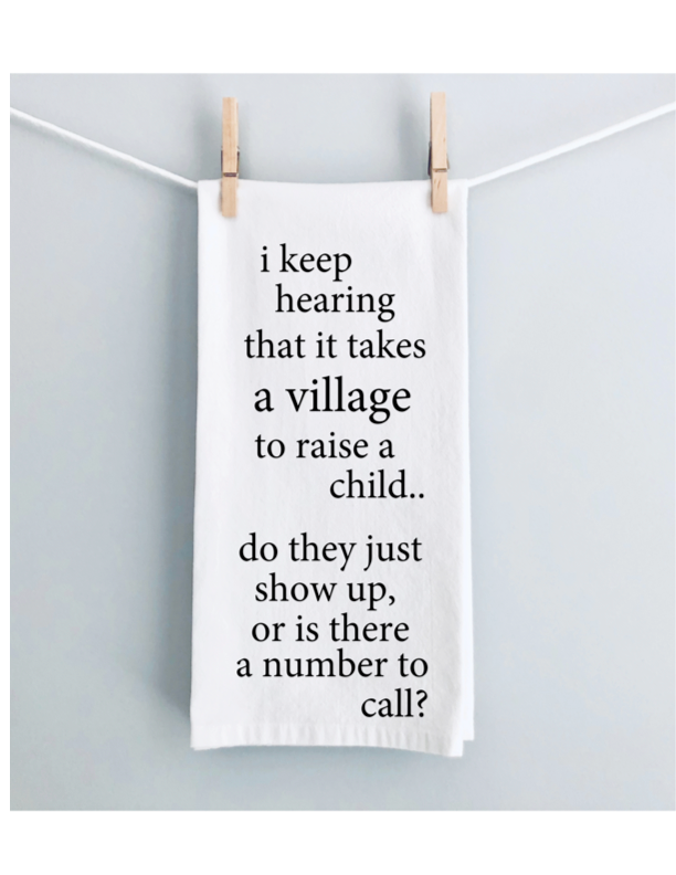 CAMP Activity Letter Kitchen Towel - Where Life Takes You