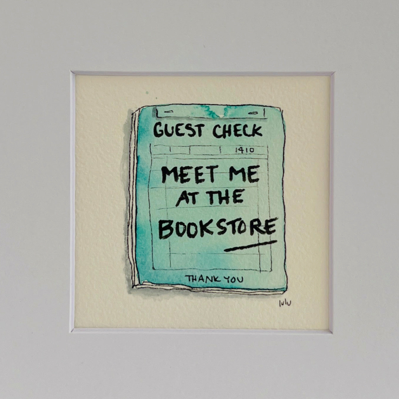 Guest Check Art