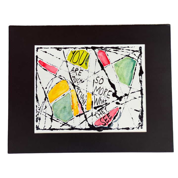 Broken Glass Watercolor Collection - you are so much more