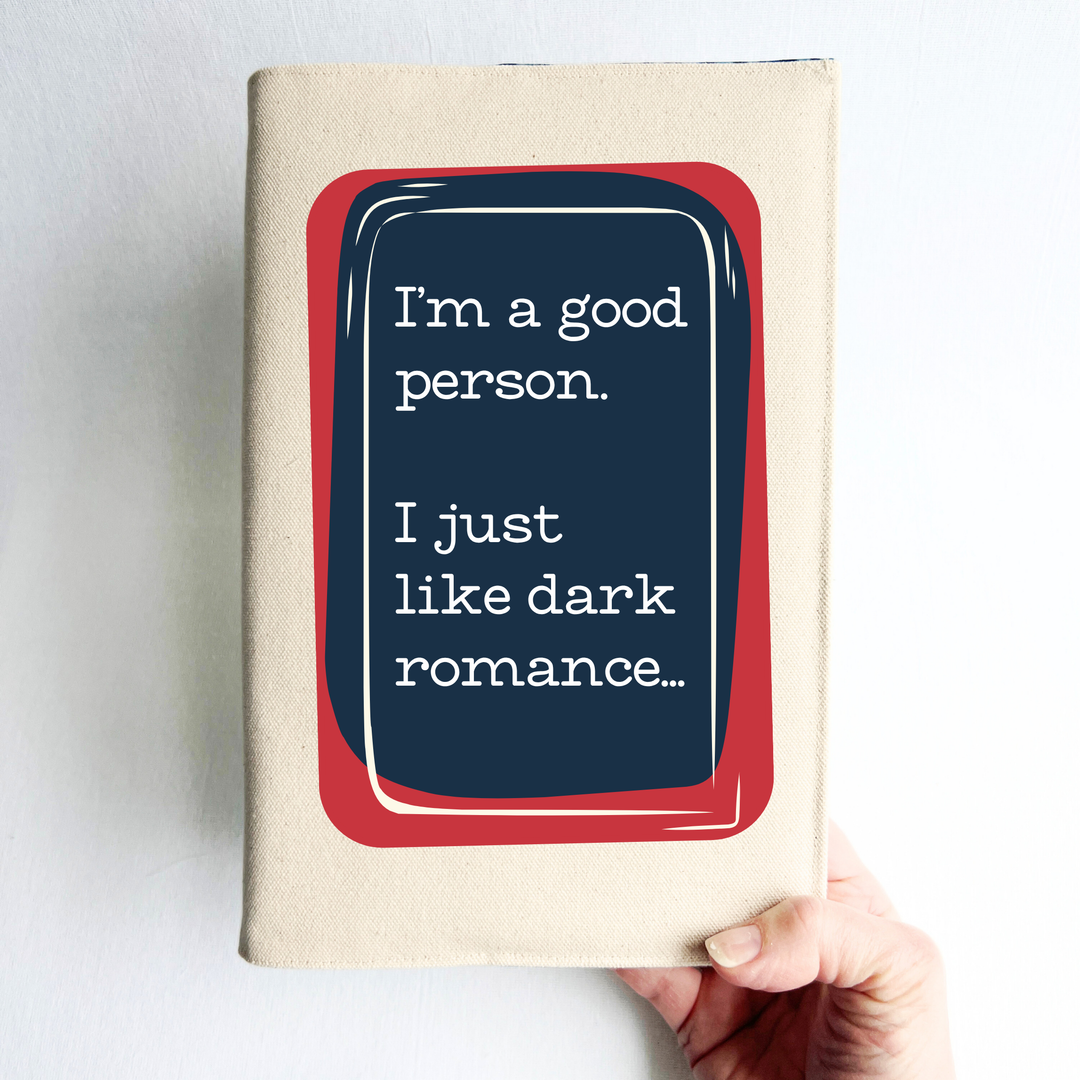 Good Person/Dark Romance - Canvas Book Cover