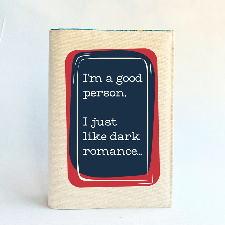 Good Person/Dark Romance - Canvas Book Cover