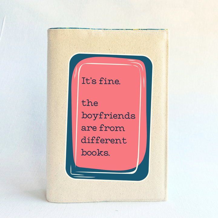 They're in Different Books - Canvas Book Cover