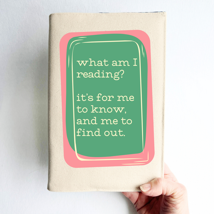 What am I reading - Canvas Book Cover