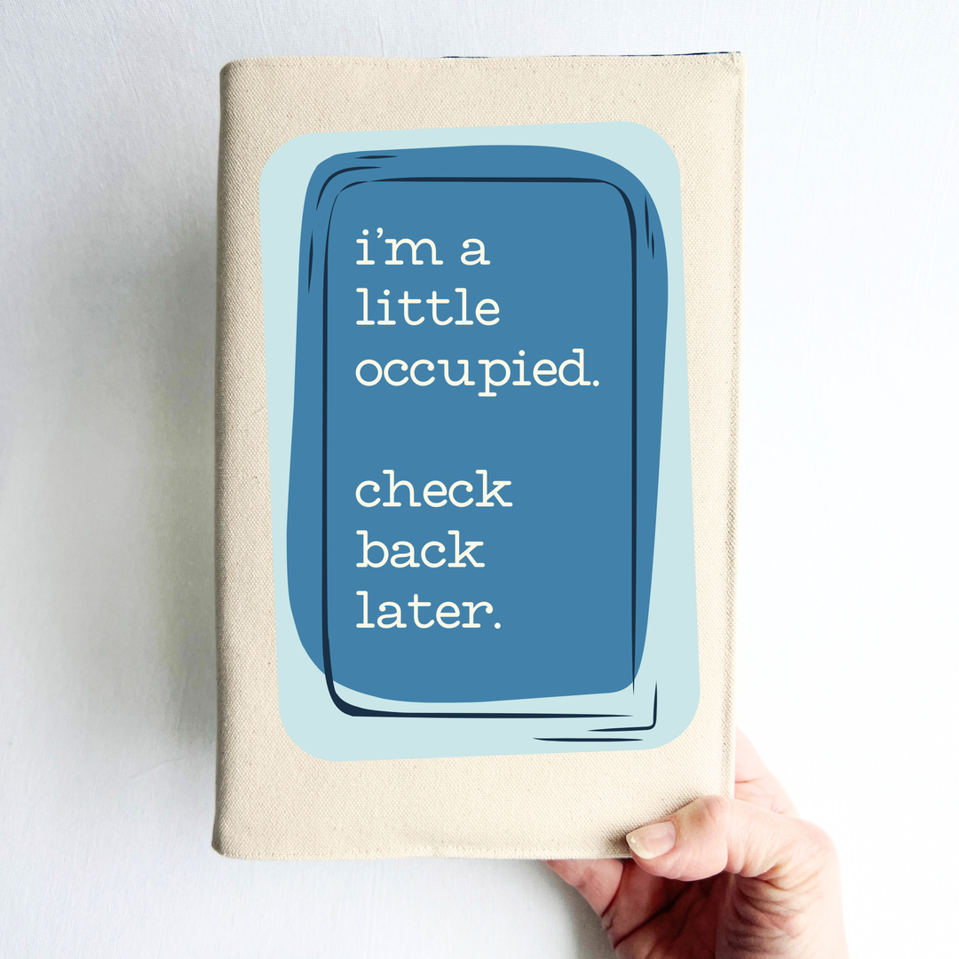 Check Back Later - Canvas Book Cover