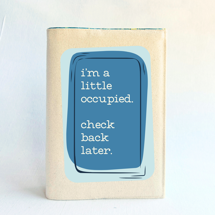 Check Back Later - Canvas Book Cover