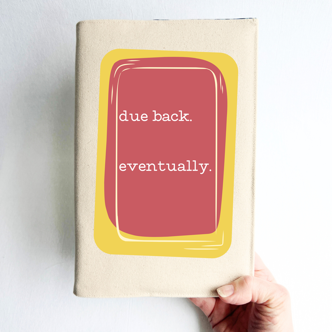 Due Back - Canvas Book Cover