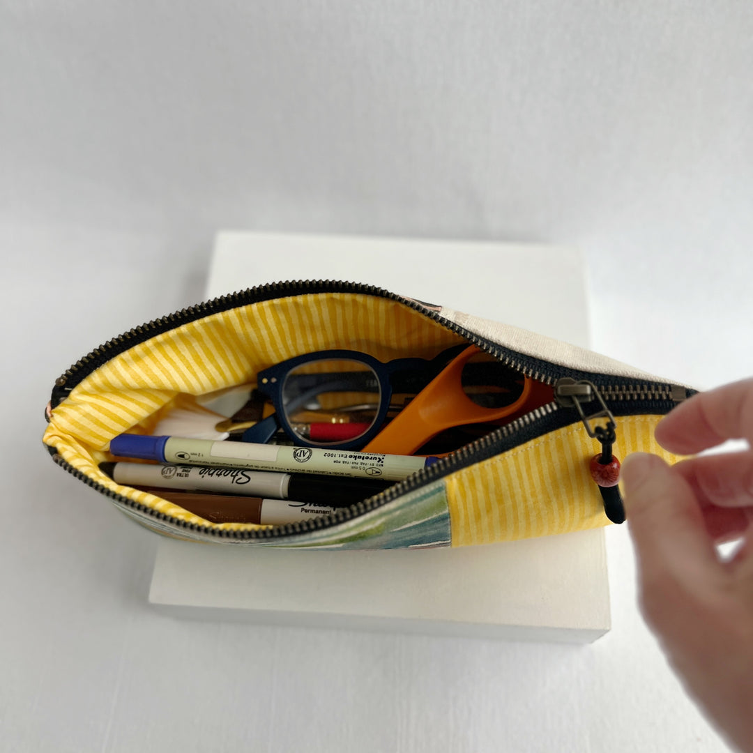 Zip Bag Pouch for Art Tools, Pencils, Supplies and More!