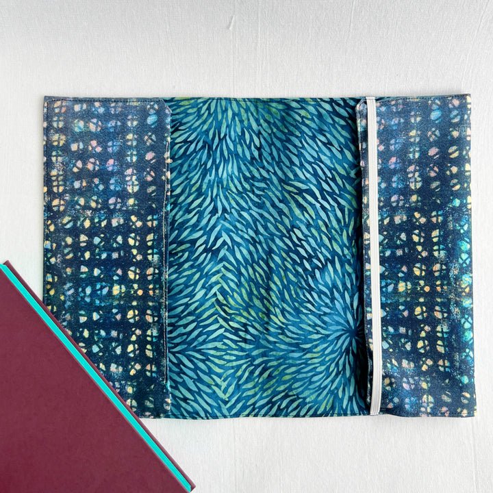 Reusable Adjustable Fabric Book Cover - Multicolor Fabric