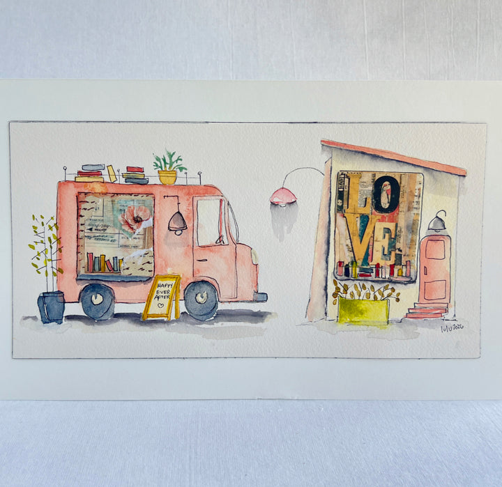 Happy Ever After - a Good Places Book Double Watercolor