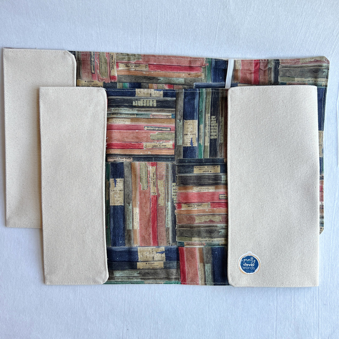 Fabric Book Cover - I followed my heart and it lead me to the bookstore