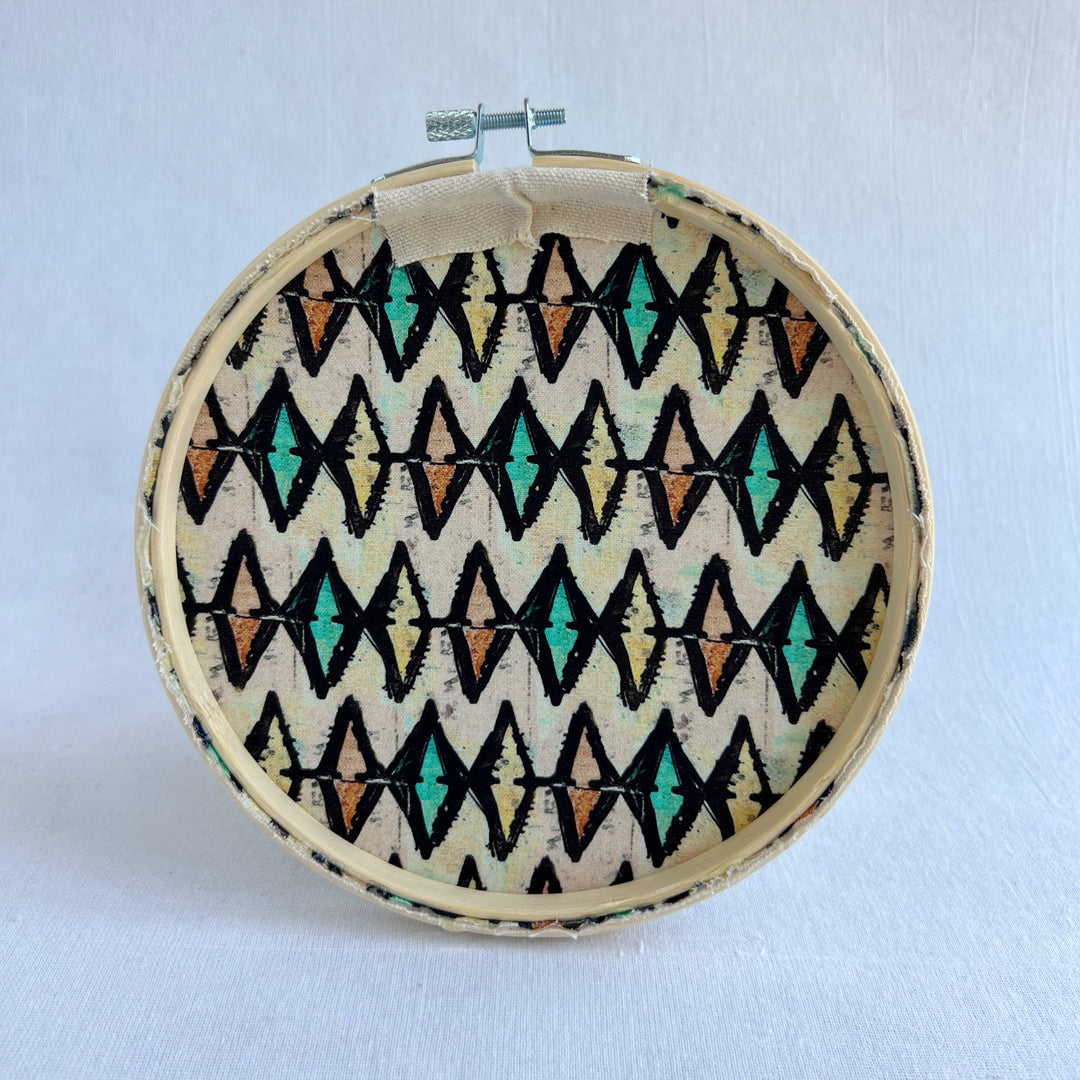 checked out - guest check original hoop art