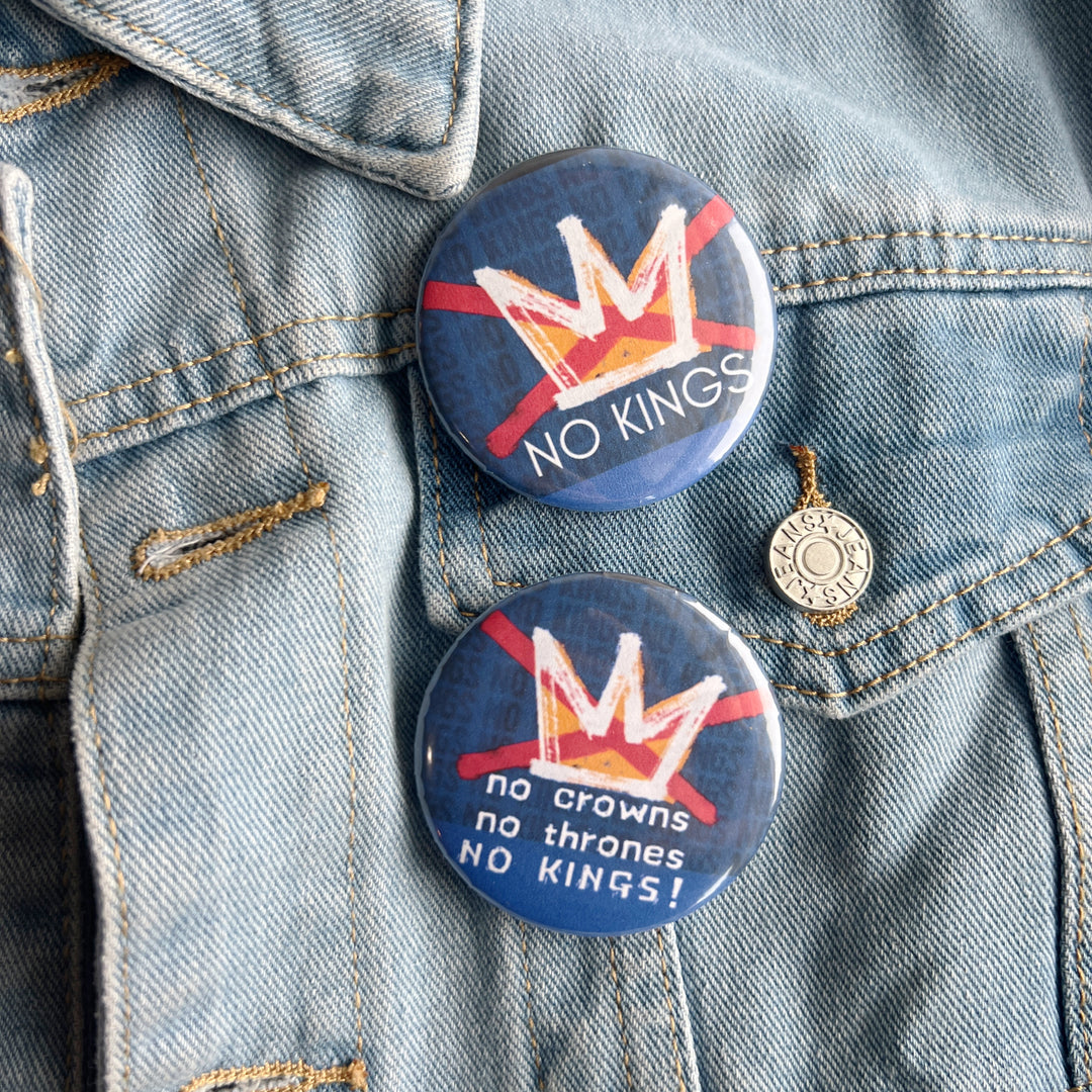 Pinback Buttons - NO KINGS Day
