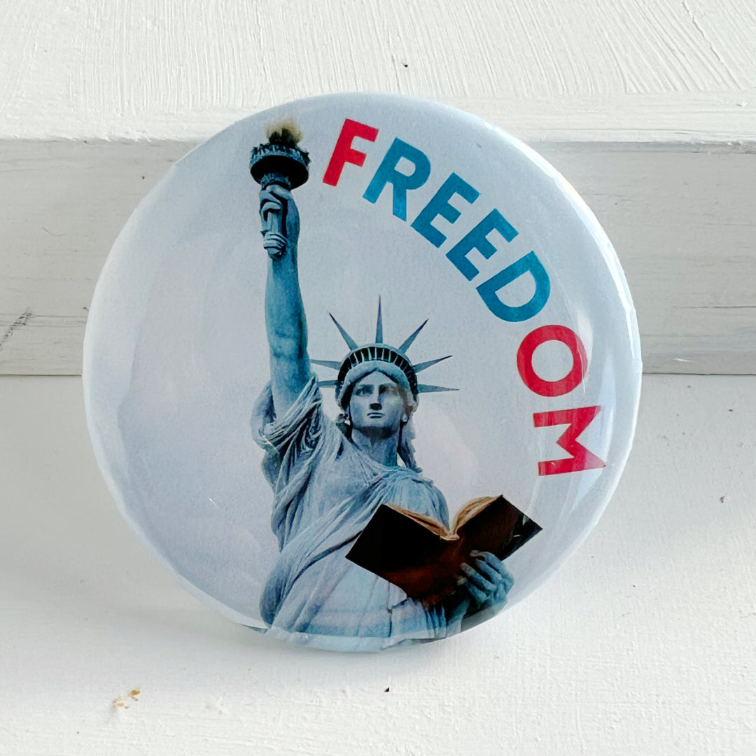 Pro-Democracy Pinback Buttons - fREEDom