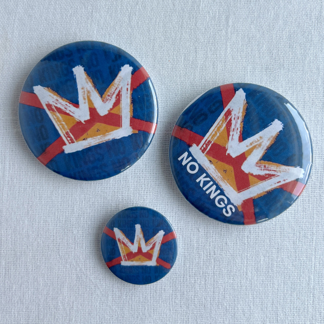 Pinback Buttons - NO KINGS Day