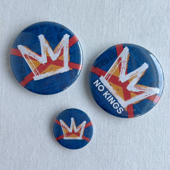 Pinback Buttons - NO KINGS Day