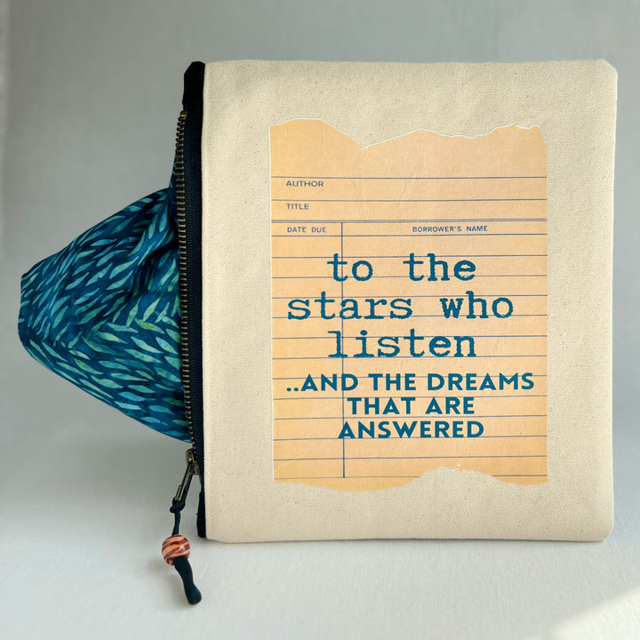 Padded Zip Bag - To the Stars Who Listen