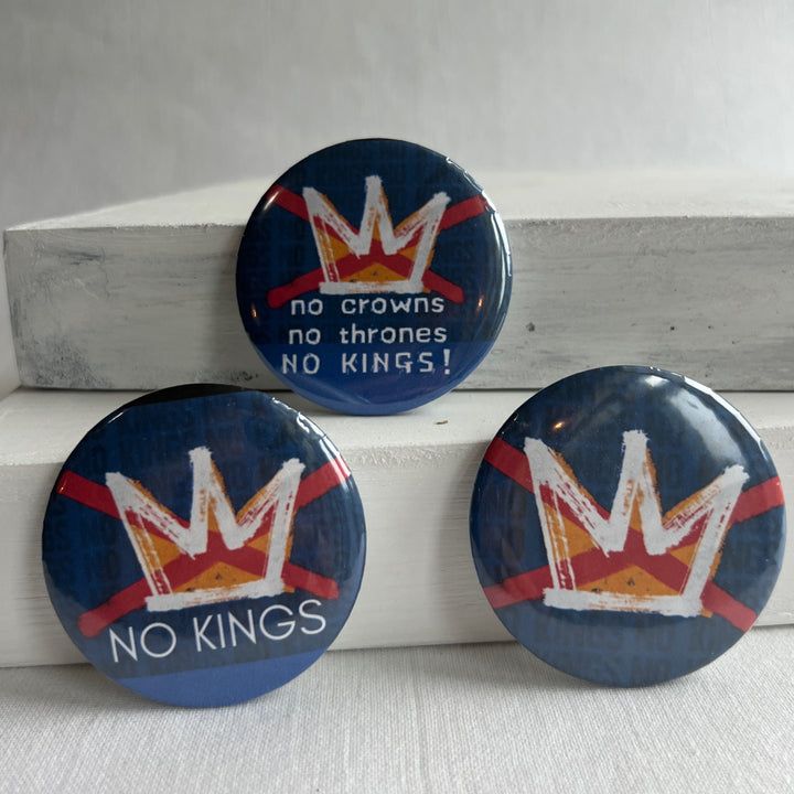 Pinback Buttons - NO KINGS Day
