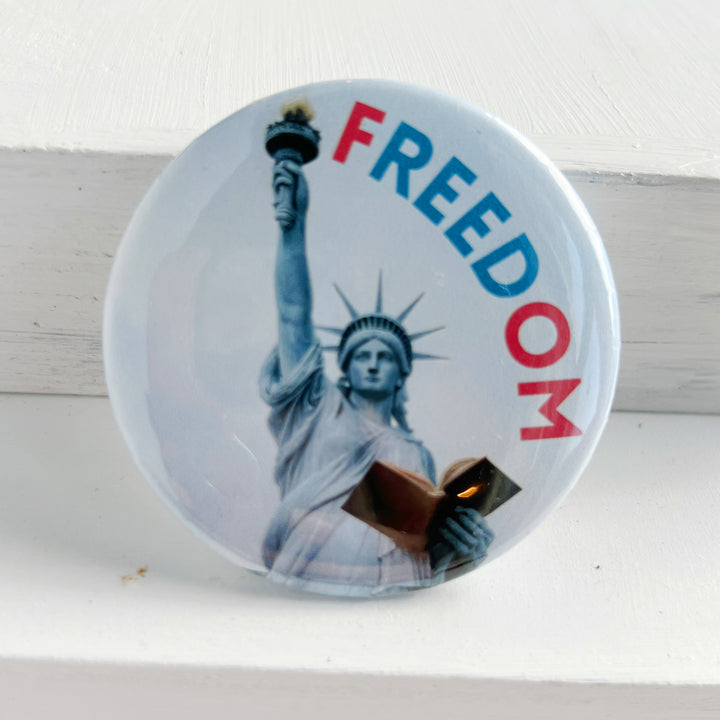 Pro-Democracy Pinback Buttons - fREEDom
