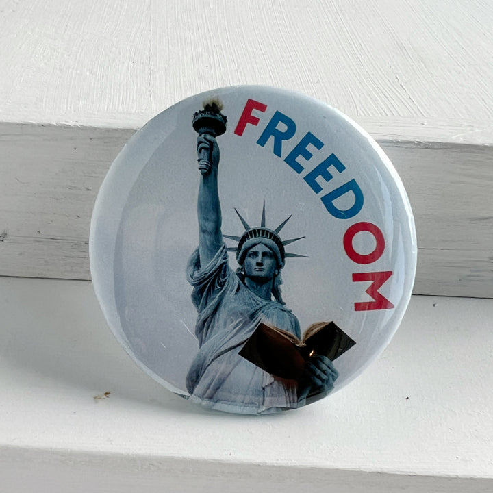 Pro-Democracy Pinback Buttons - fREEDom