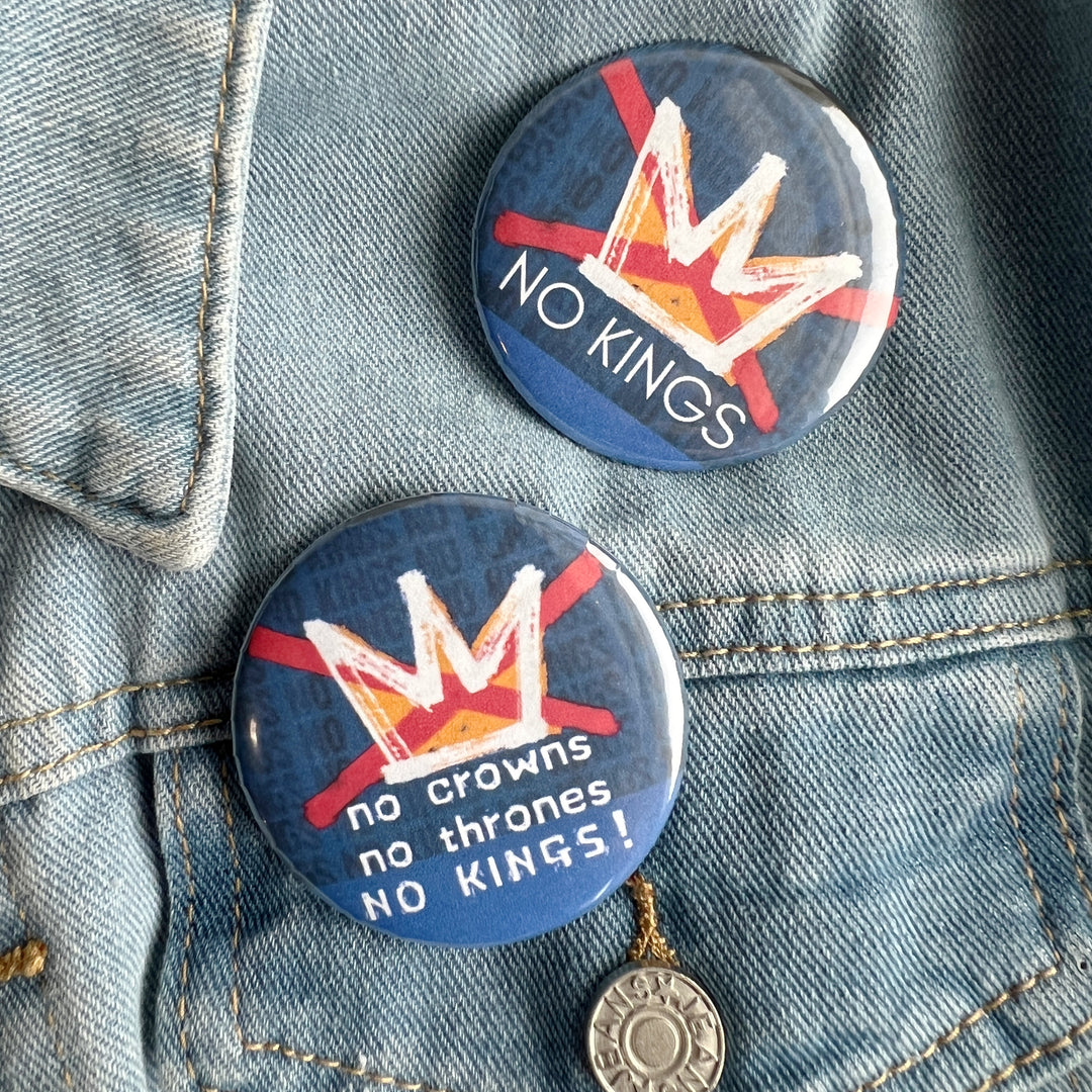 Pinback Buttons - NO KINGS Day