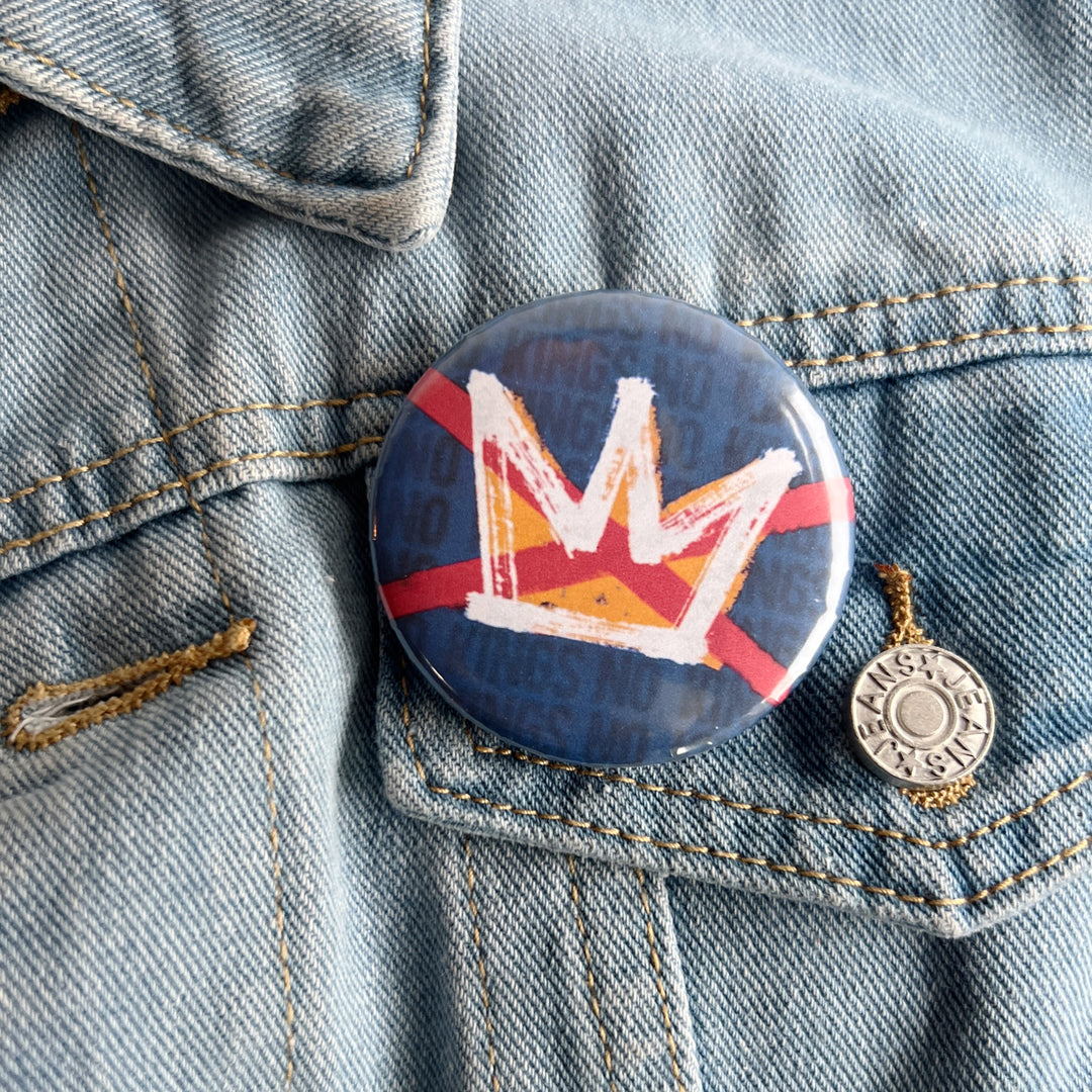 Pinback Buttons - NO KINGS Day
