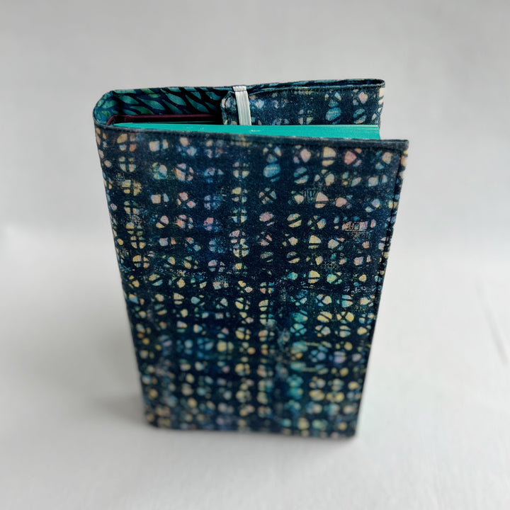 Reusable Adjustable Fabric Book Cover - Multicolor Fabric
