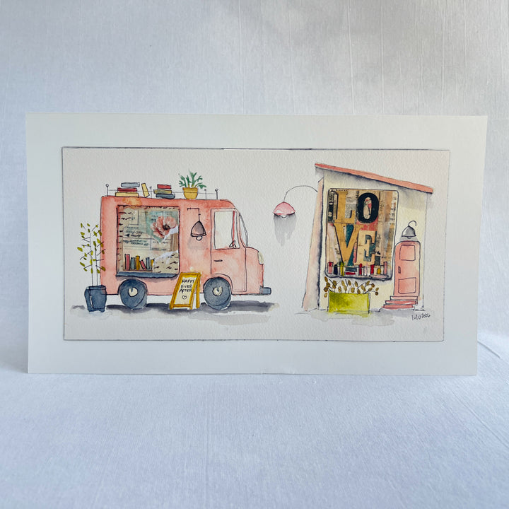 Happy Ever After - a Good Places Book Double Watercolor