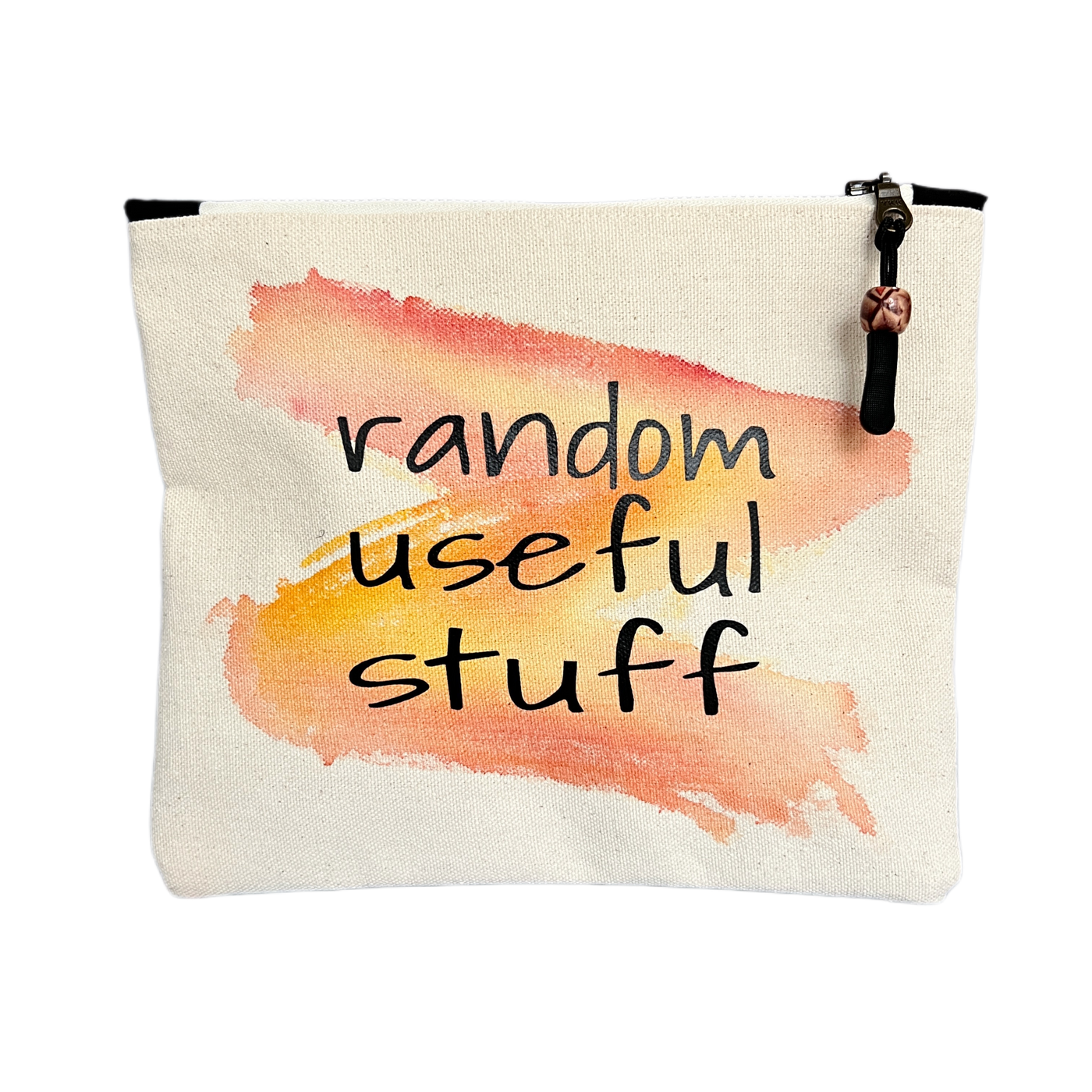 mini canvas zip bag  - random useful stuff in here