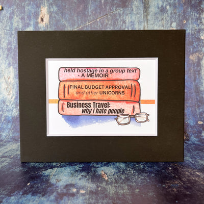 true life bookshelf print 4  - business books