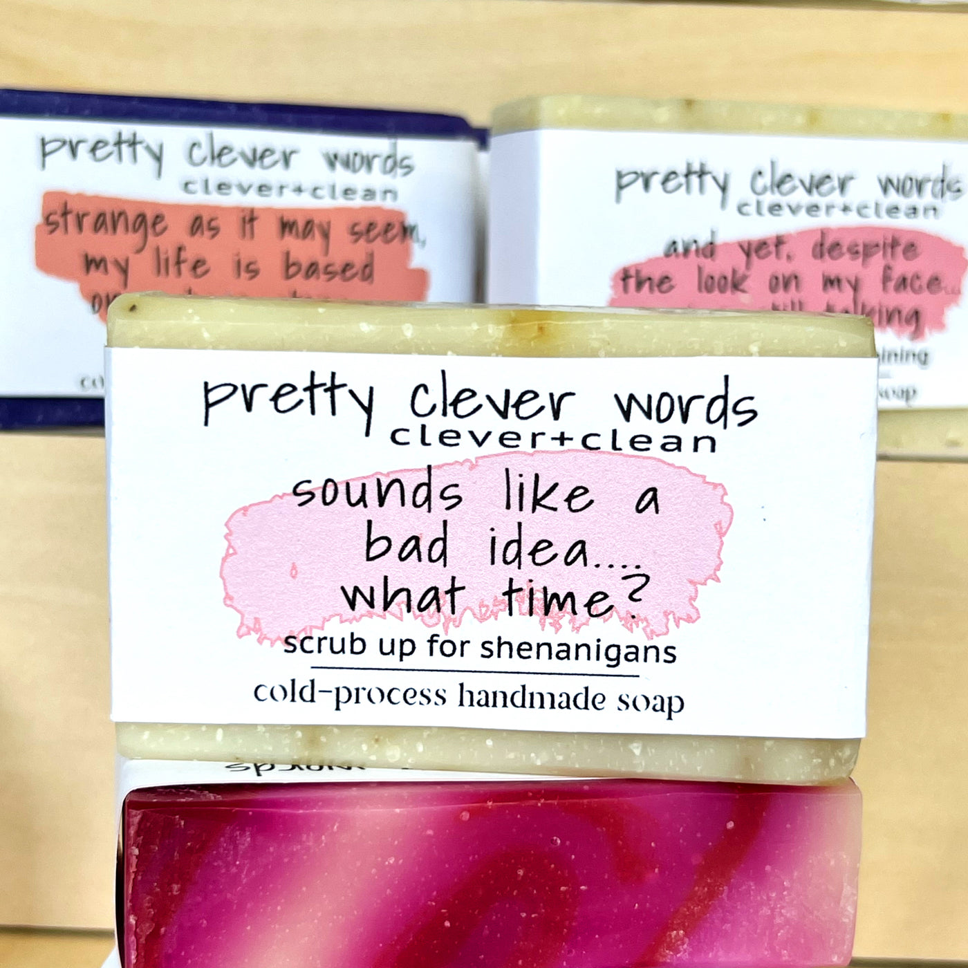 clever+clean grapefruit tea tree bar soap - sounds like a bad idea, what time?