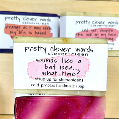 clever+clean grapefruit tea tree bar soap - sounds like a bad idea, what time?