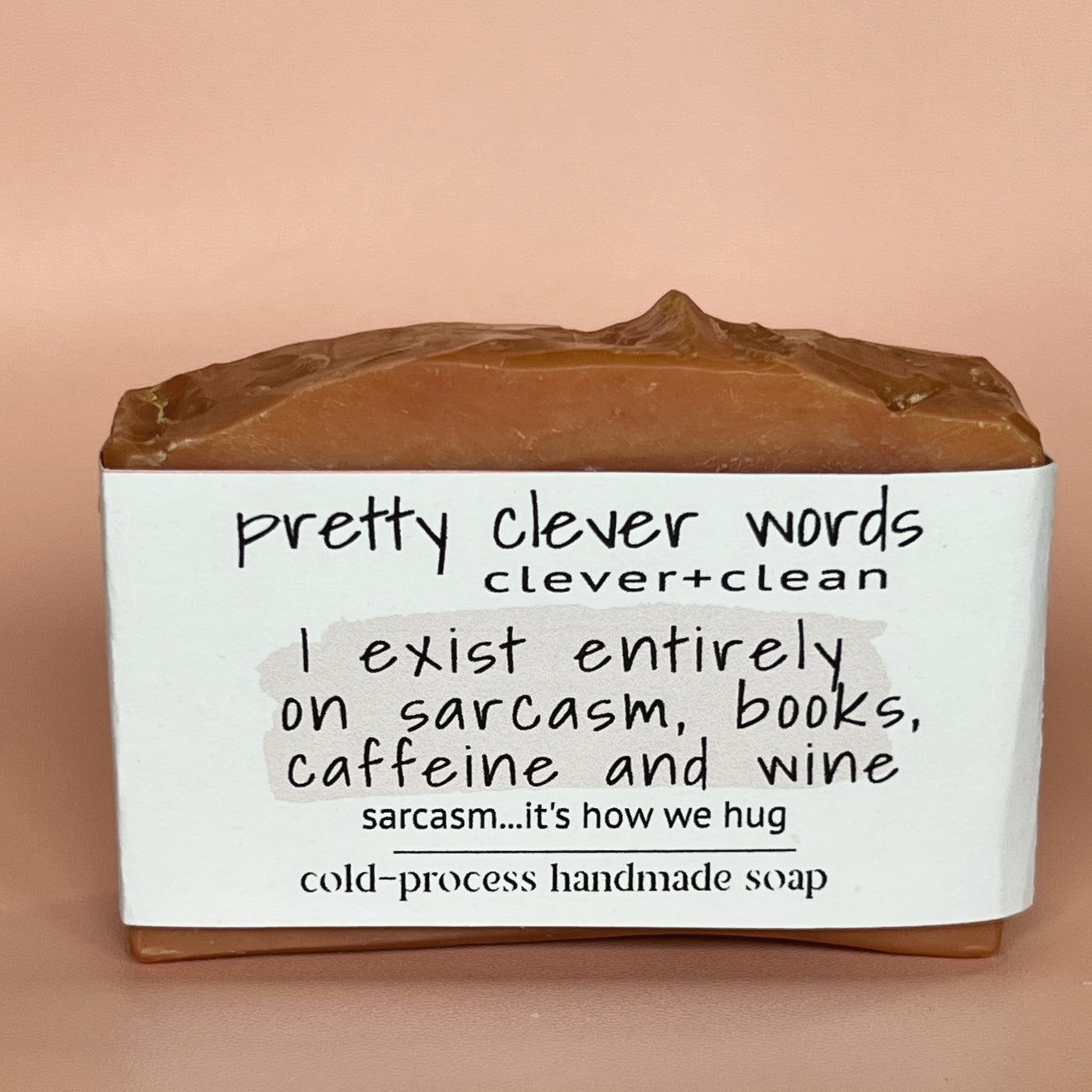 clever+clean rose clay bar soap - i exist entirely on sarcasm and caffeine