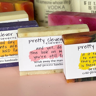 clever+clean grapefruit tea tree bar soap - yet, you're still talking