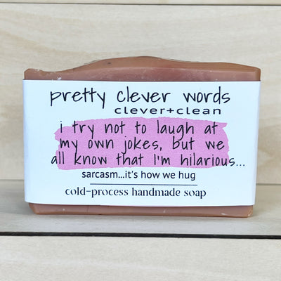 clever+clean rose clay bar soap - we all know I'm hilarious