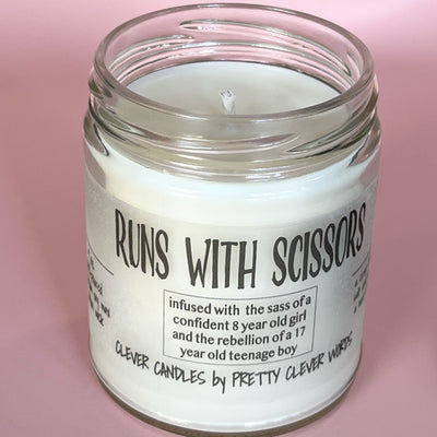 runs with scissors - salt life candle