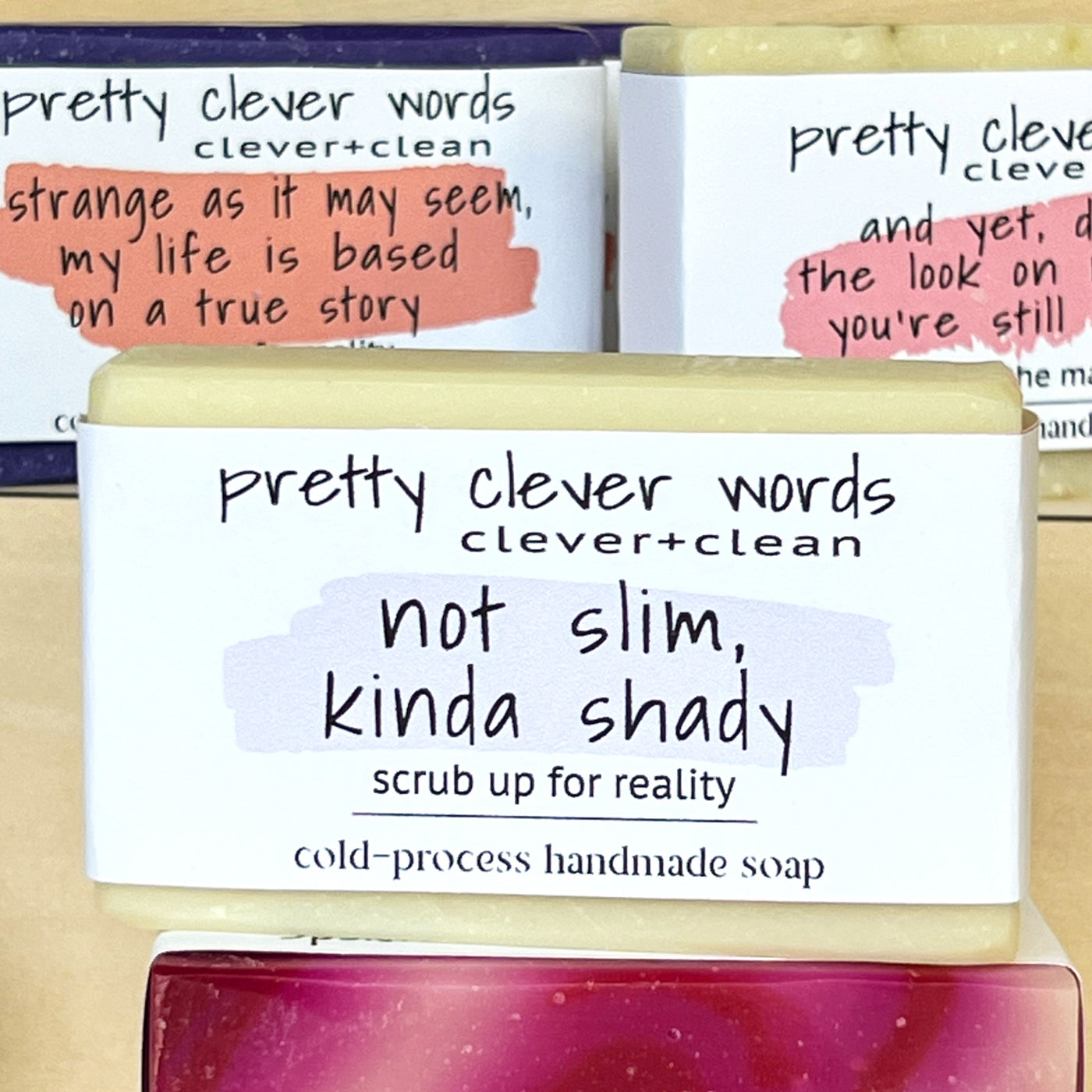 clever+clean white tea ginger bar soap - not slim, kinda shady