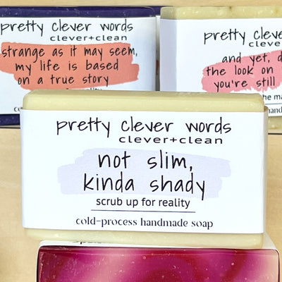 clever+clean white tea ginger bar soap - not slim, kinda shady