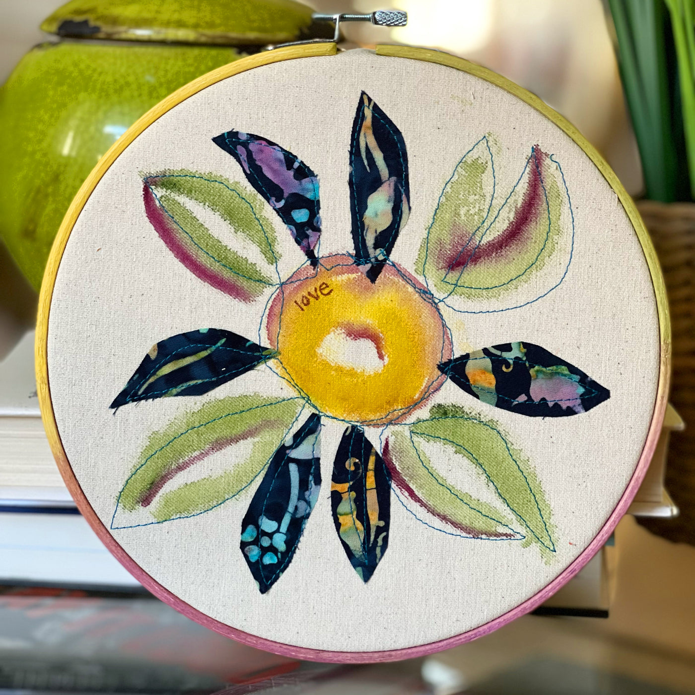 love - hoop art
