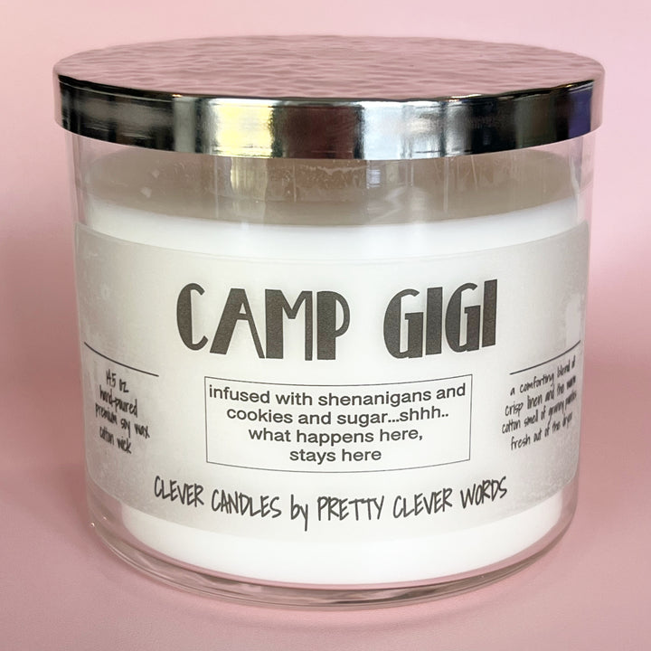 Camp Gigi - warm cotton candle