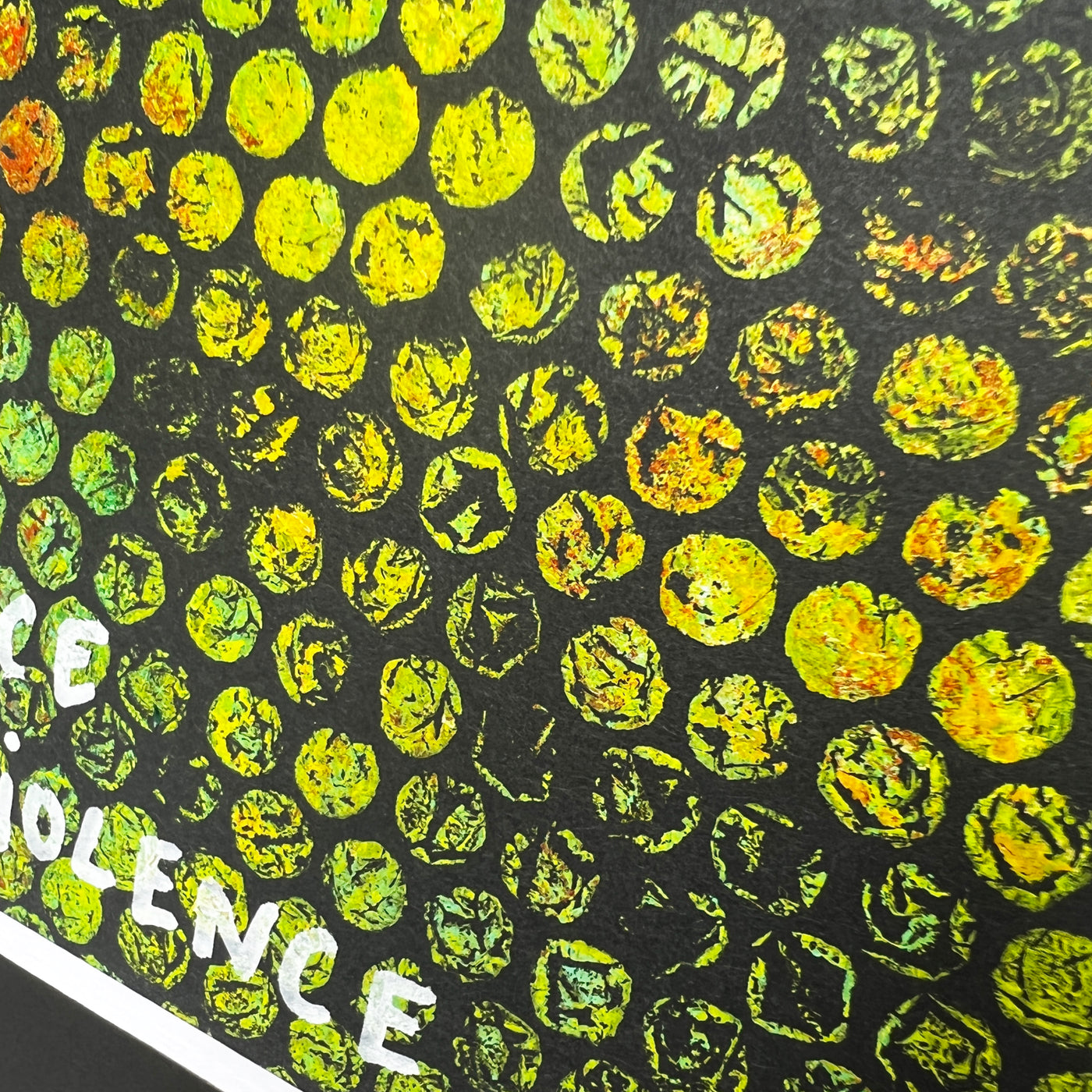 silence is violence - painted art print