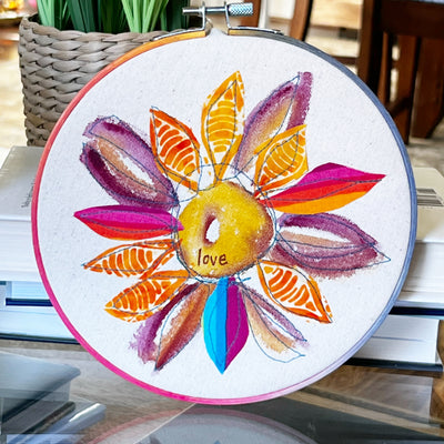 love - hoop art
