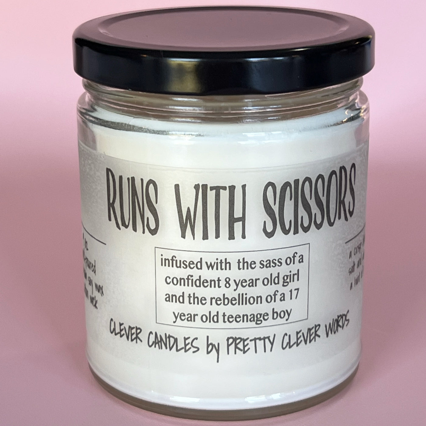 runs with scissors - salt life candle