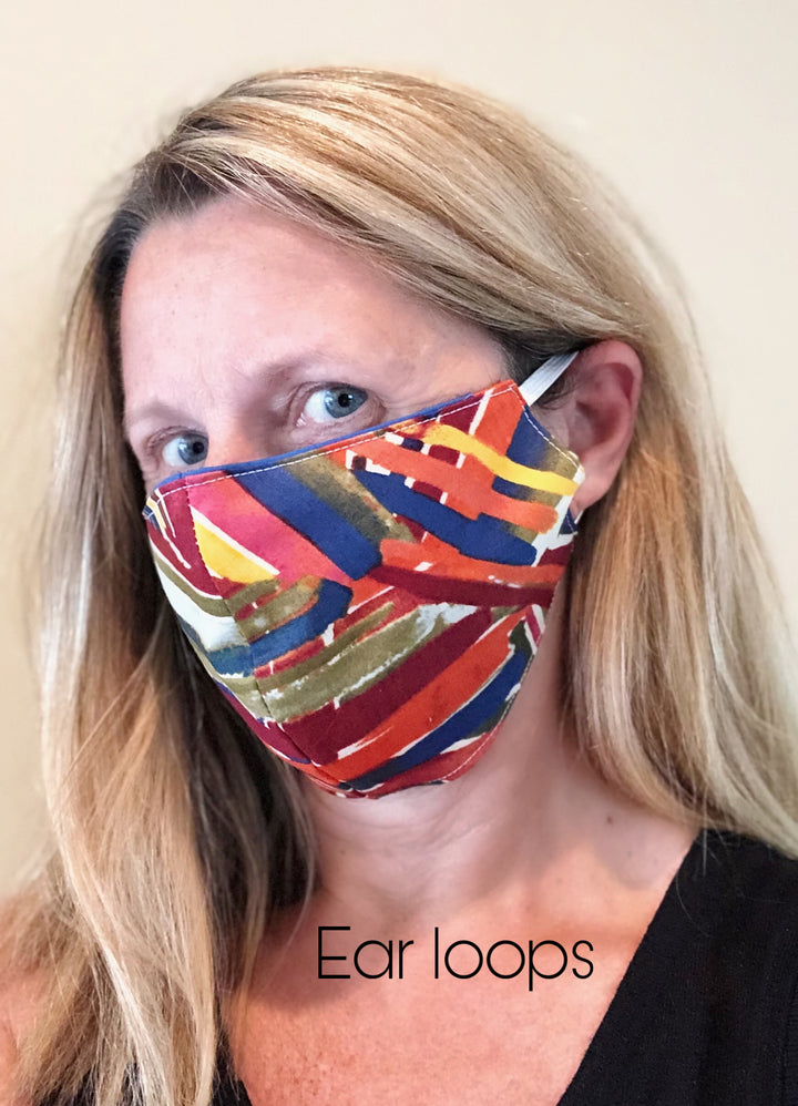 Cotton Face Mask with Filter Pocket - CUSTOM LOGO
