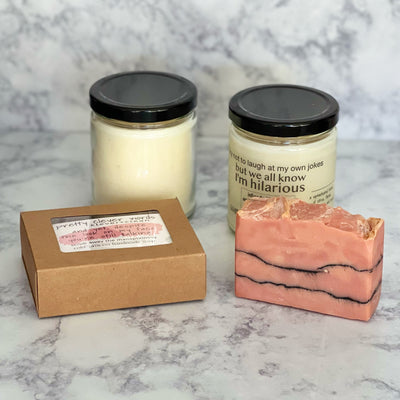 clever+clean rose clay bar soap - we all know I'm hilarious