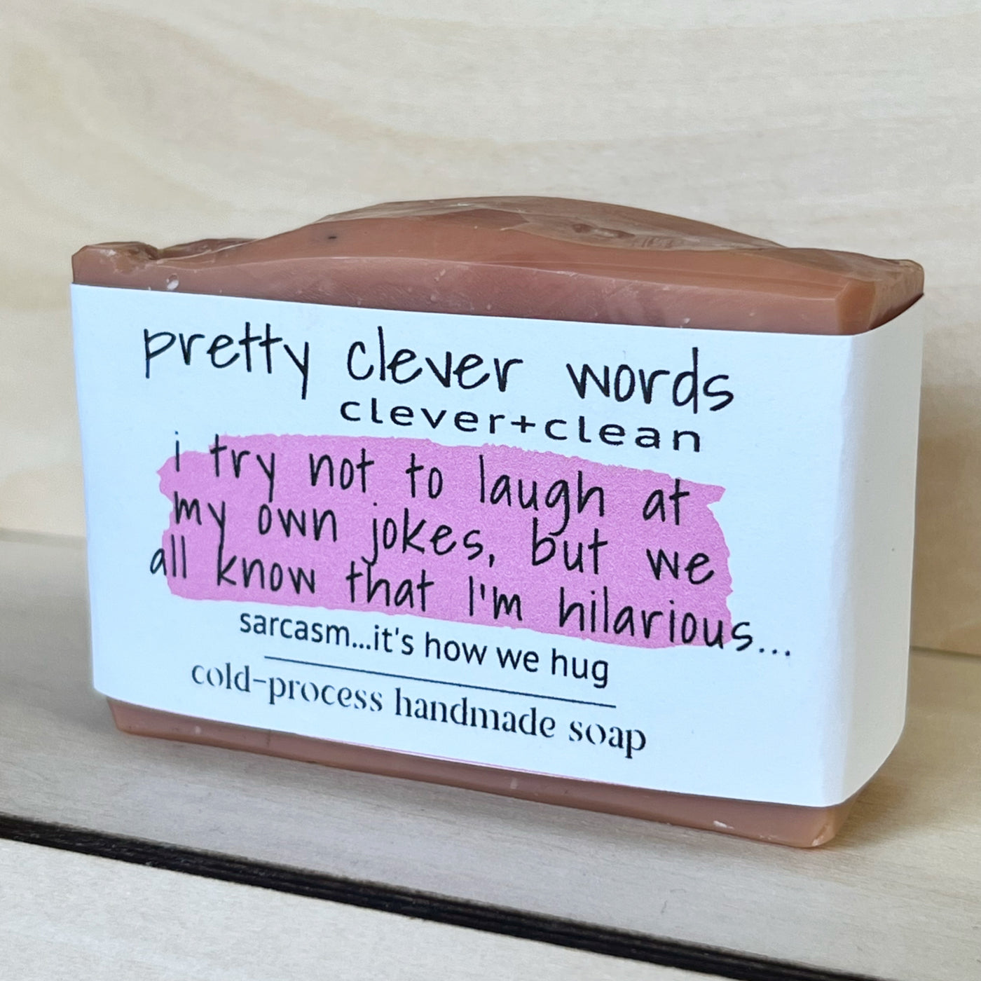 clever+clean rose clay bar soap - we all know I'm hilarious