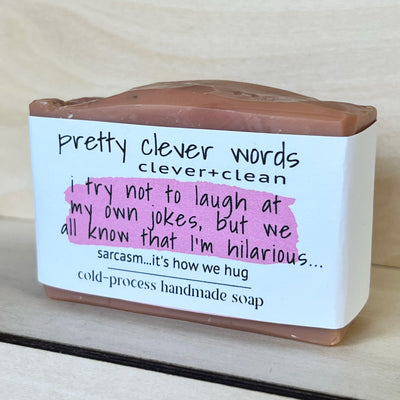 clever+clean rose clay bar soap - we all know I'm hilarious