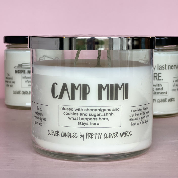 Camp Mimi -  warm cotton candle