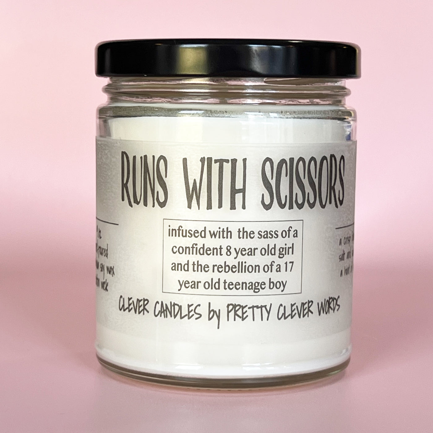 runs with scissors - salt life candle