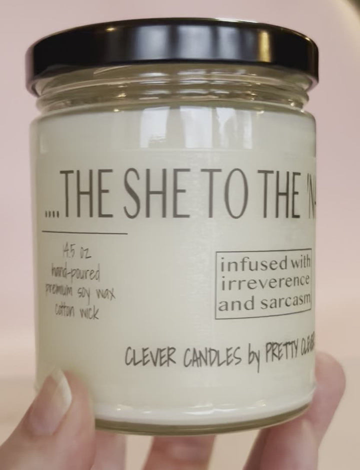 the she to the 'nanigans - 14.5 oz citrus bergamot candle